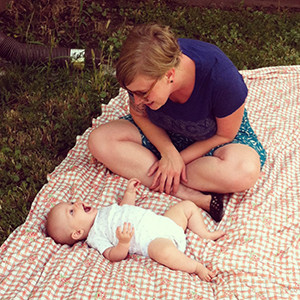 Pre BBQ funtime with Becky!