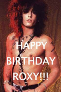 Oh, and look who wanted to wish me a very special happy birthday from the year 1987